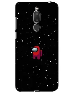 Чехол для Meizu M6T (Meilan 6T) с картинкой «Красный Among Us»