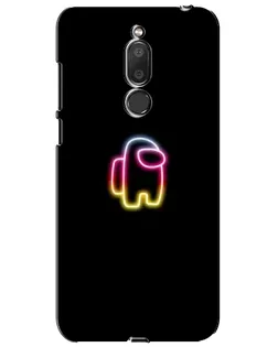 Чехол для Meizu M6T (Meilan 6T) с картинкой «Among Us градиент»