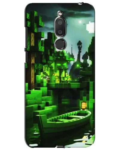 Чехол для Meizu M6T (Meilan 6T) с картинкой «Minecraft лесной пейзаж»