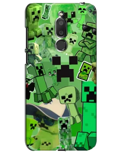 Чехол для Meizu M6T (Meilan 6T) с картинкой «Криперы Minecraft»