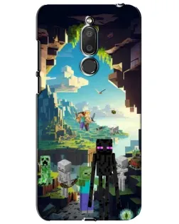 Чехол для Meizu M6T (Meilan 6T) с картинкой «Эндермен в лесу»