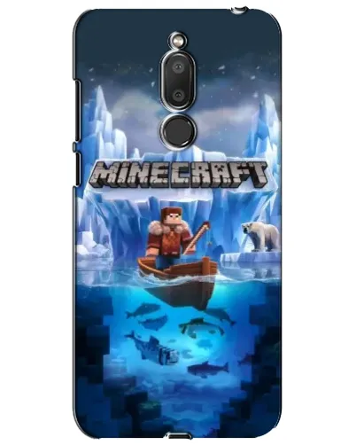 Чехол для Meizu M6T (Meilan 6T) с картинкой «Minecraft ледяной мир»
