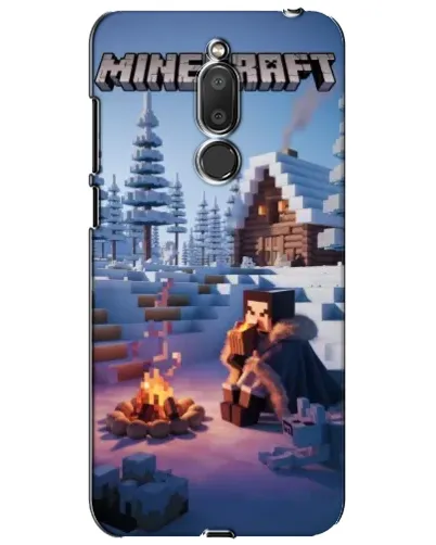 Чехол для Meizu M6T (Meilan 6T) с картинкой «Зимний Minecraft»