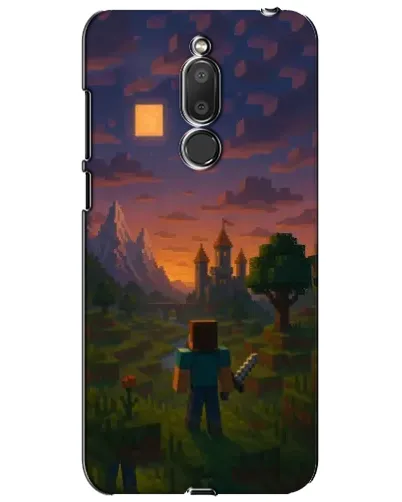 Чехол для Meizu M6T (Meilan 6T) с картинкой «Стив у башни»