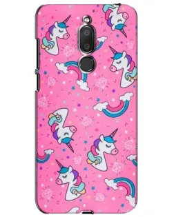 Чехол для Meizu M6T (Meilan 6T) с картинкой «Unicorn паттерн розовый» Чехол для Meizu M6T (Meilan 6T) с картинкой «Unicorn паттерн розовый»