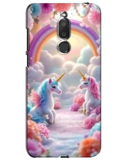 Чехол для Meizu M6T (Meilan 6T) с картинкой «Радуга и единороги» Чехол для Meizu M6T (Meilan 6T) с картинкой «Радуга и единороги»