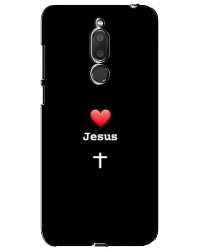 Чехол для Meizu M6T (Meilan 6T) с картинкой «Сердце - Jesus»