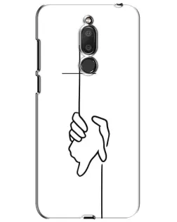 Чехол для Meizu M6T (Meilan 6T) с картинкой «Рука держит»