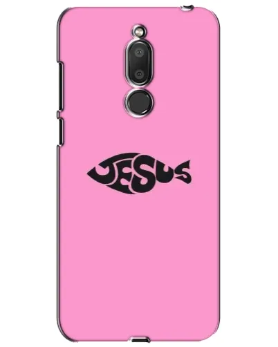 Чехол для Meizu M6T (Meilan 6T) с картинкой «Розовый символ  Jesus»