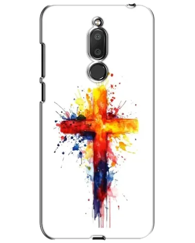 Чехол для Meizu M6T (Meilan 6T) с картинкой «Акварельный крест»