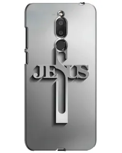 Чехол для Meizu M6T (Meilan 6T) с картинкой «Металлический крест Jesus» Чехол для Meizu M6T (Meilan 6T) с картинкой «Металлический крест Jesus»