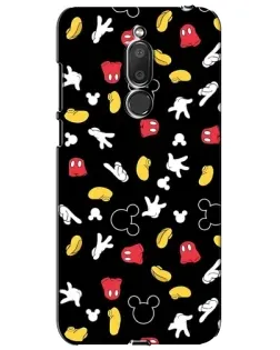 Чехол для Meizu M6T (Meilan 6T) с картинкой «Графический принт лапок»