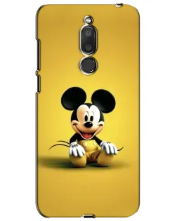 Чехол для Meizu M6T (Meilan 6T) с картинкой «Микки на желтом»