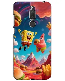Чехол для Meizu M6T (Meilan 6T) с картинкой «Космический фастфуд» Чехол для Meizu M6T (Meilan 6T) с картинкой «Космический фастфуд»