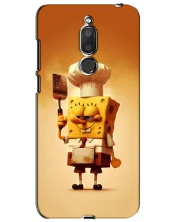 Чехол для Meizu M6T (Meilan 6T) с картинкой «Губка Боб повар»