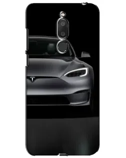 Чехол для Meizu M6T (Meilan 6T) с картинкой «Tesla Model S Look»
