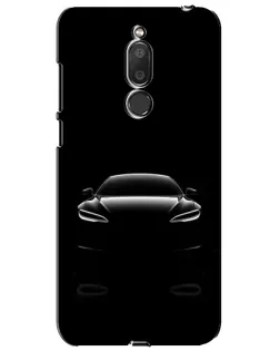 Чехол для Meizu M6T (Meilan 6T) с картинкой «Силуэт Tesla Night»