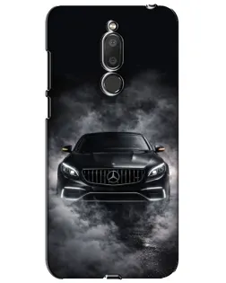 Чехол для Meizu M6T (Meilan 6T) с картинкой «Mercedes в дыму»