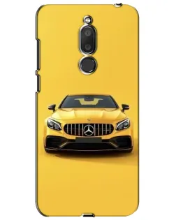 Чехол для Meizu M6T (Meilan 6T) с картинкой «Желтый Mercedes GT»