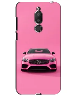 Чехол для Meizu M6T (Meilan 6T) с картинкой «Розовый Mercedes AMG»