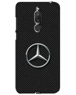 Чехол для Meizu M6T (Meilan 6T) с картинкой «Карбоновый Mercedes стиль»