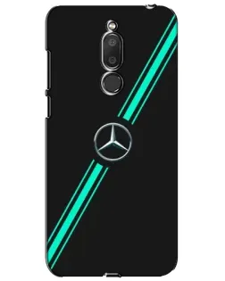 Чехол для Meizu M6T (Meilan 6T) с картинкой «Спортивные линии Mercedes»