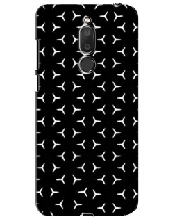 Чехол для Meizu M6T (Meilan 6T) с картинкой «Mercedes паттерн звезд»