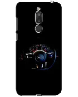 Чехол для Meizu M6T (Meilan 6T) с картинкой «Салон Audi — руль»