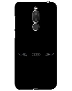 Чехол для Meizu M6T (Meilan 6T) с картинкой «Audi — световой подпись»
