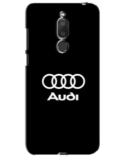 Чехол для Meizu M6T (Meilan 6T) с картинкой «Классическое лого Audi»