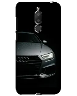 Чехол для Meizu M6T (Meilan 6T) с картинкой «Audi — детализация кузова»