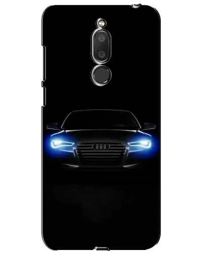 Чехол для Meizu M6T (Meilan 6T) с картинкой «Audi в неоне»