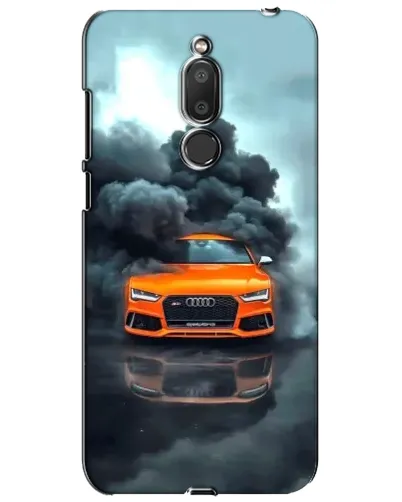 Чехол для Meizu M6T (Meilan 6T) с картинкой «Audi в облаках дыма»