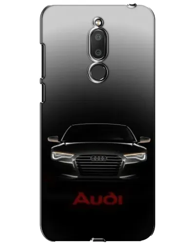 Чехол для Meizu M6T (Meilan 6T) с картинкой «Audi — градиентный контур»
