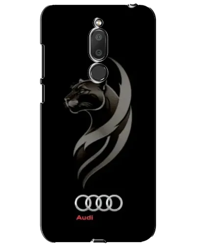 Чехол для Meizu M6T (Meilan 6T) с картинкой «Графика — пантера и Audi»