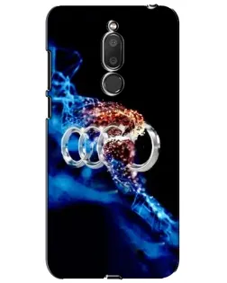 Чехол для Meizu M6T (Meilan 6T) с картинкой «Энергия лого Audi»