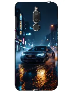 Чехол для Meizu M6T (Meilan 6T) с картинкой «Ночной город и Audi»