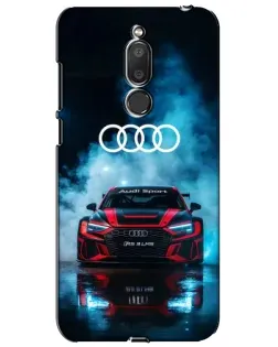 Чехол для Meizu M6T (Meilan 6T) с картинкой «Audi Sport — неон»