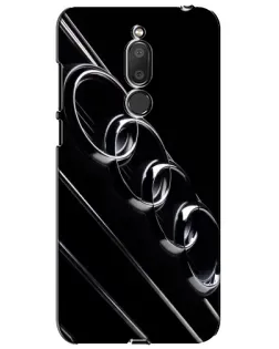 Чехол для Meizu M6T (Meilan 6T) с картинкой «Audi — абстрактные кольца»