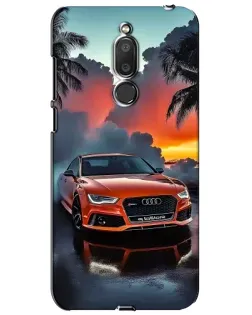 Чехол для Meizu M6T (Meilan 6T) с картинкой «Audi — закат»