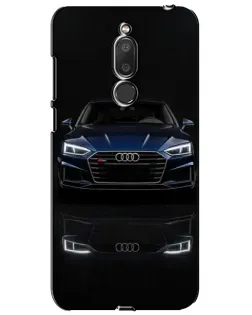 Чехол для Meizu M6T (Meilan 6T) с картинкой «Audi — ночное отражение»