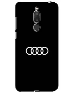 Чехол для Meizu M6T (Meilan 6T) с картинкой «Audi White Logo»