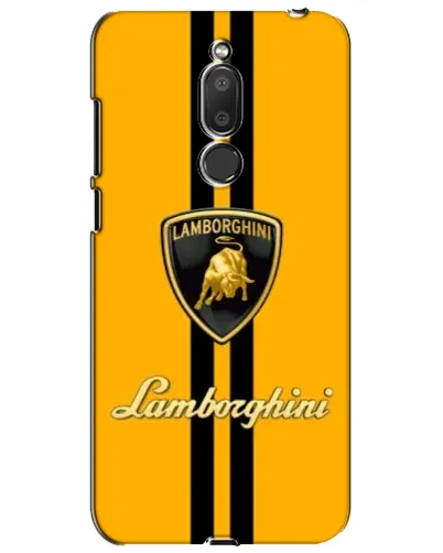 Чехол для Meizu M6T (Meilan 6T) с картинкой «Lamborghini Stripe желтый»