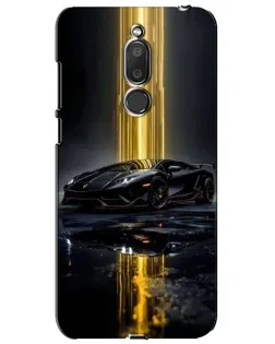 Чехол для Meizu M6T (Meilan 6T) с картинкой «Ночной Lamborghini драйв»