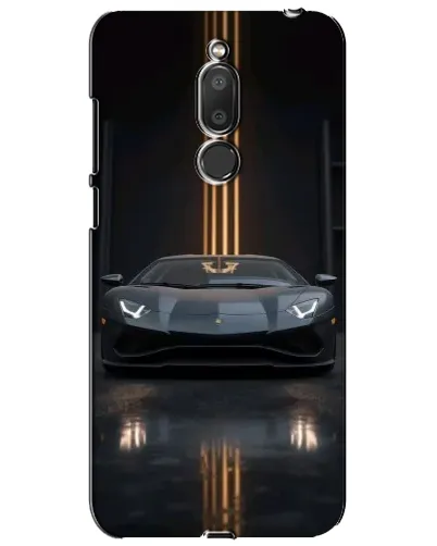 Чехол для Meizu M6T (Meilan 6T) с картинкой «Lamborghini золотые линии»