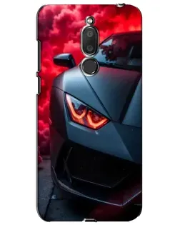 Чехол для Meizu M6T (Meilan 6T) с картинкой «Lamborghini красное сияние»