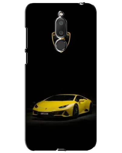 Чехол для Meizu M6T (Meilan 6T) с картинкой «Lamborghini желтый акцент»