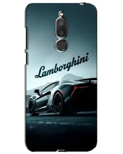 Чехол для Meizu M6T (Meilan 6T) с картинкой «Классическая надпись Lamborghini»