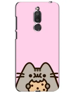 Чехол для Meizu M6T (Meilan 6T) с картинкой «Pusheen и печенье» Чехол для Meizu M6T (Meilan 6T) с картинкой «Pusheen и печенье»