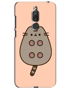 Чехол для Meizu M6T (Meilan 6T) с картинкой «Пушин пузиком кверху»